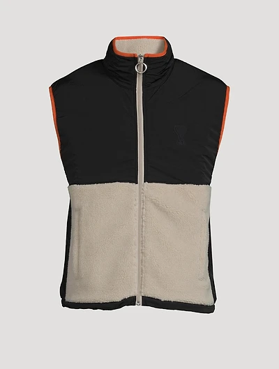 Sherpa Zipped Vest