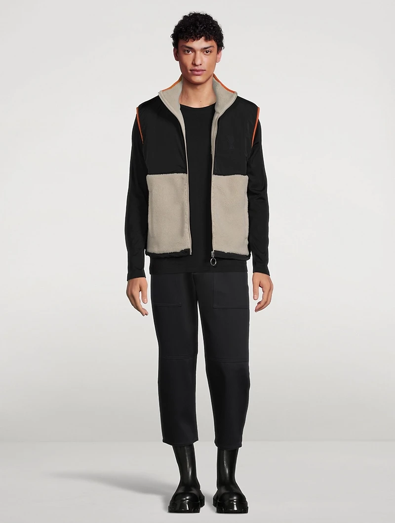 Sherpa Zipped Vest