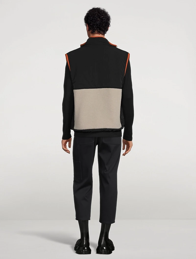 Sherpa Zipped Vest