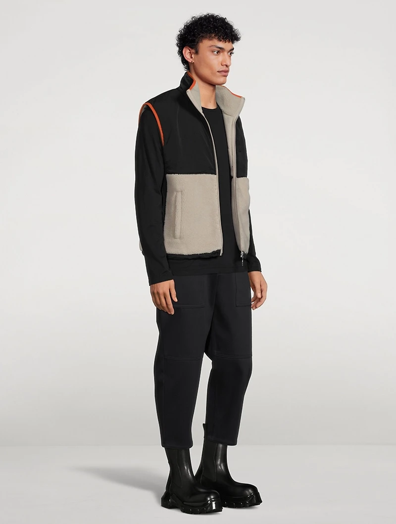 Sherpa Zipped Vest