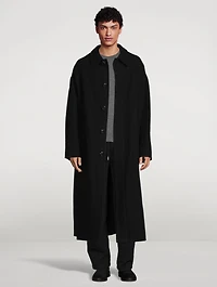 Wool Double Face Oversized Coat
