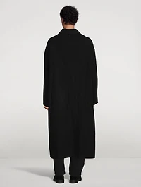 Wool Double Face Oversized Coat