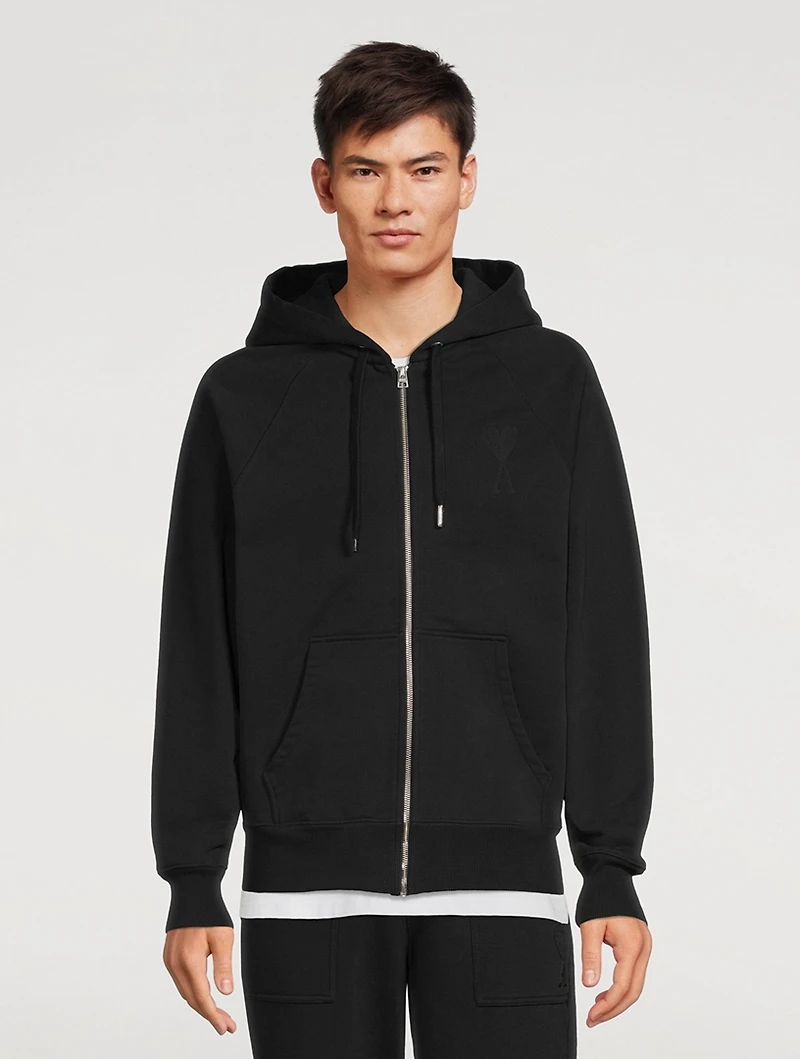 Ami De Coeur Zipped Hoodie