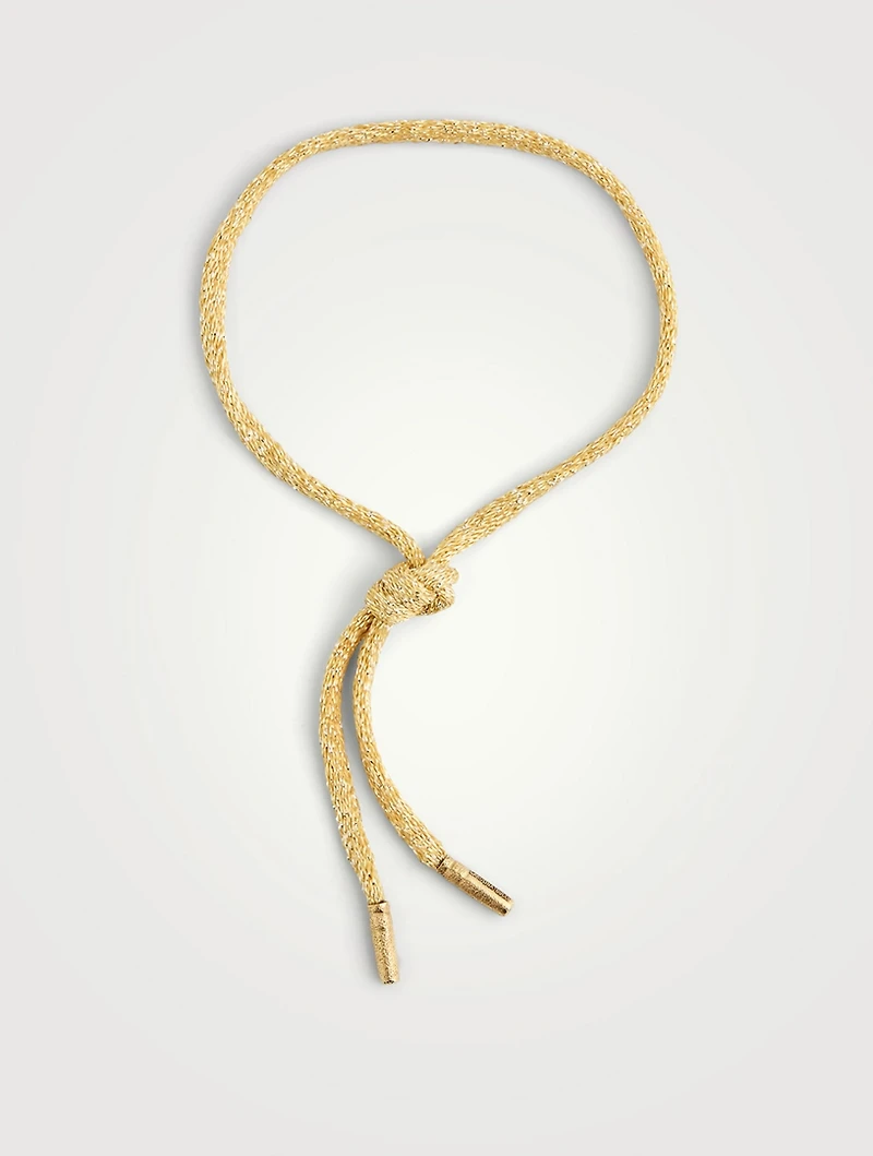 18K Gold Lurex Cord Bracelet