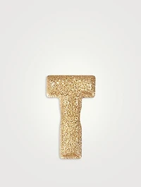 Forte Beads 18K Gold Letter T Bead