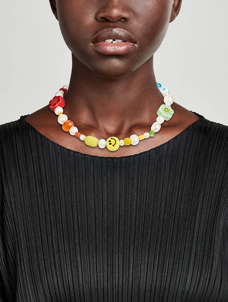 Lirio Beaded Necklace