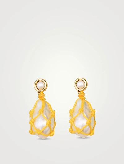 Marigold Pearl Earrings