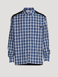 Check Shirt With Fleece Back