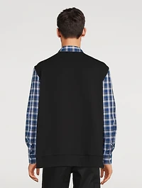 Check Shirt With Fleece Back
