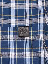 Check Shirt With Fleece Back