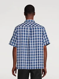 Cotton Check Short-Sleeve Shirt