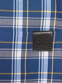 Cotton Check Short-Sleeve Shirt