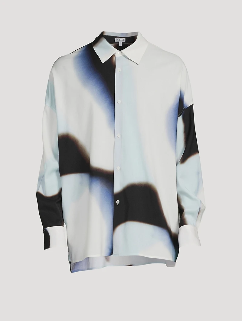 Wool Silicone Melange Shirt