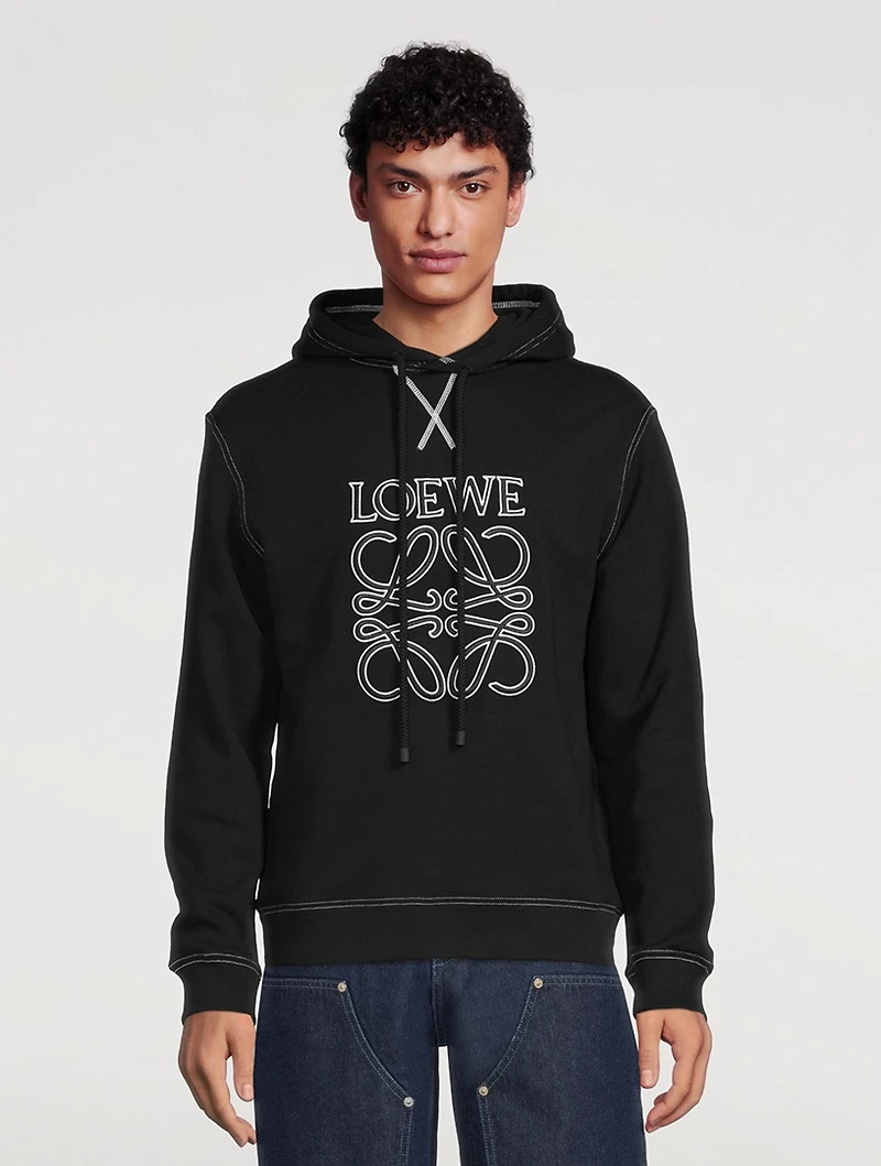 Anagram Cotton Hoodie