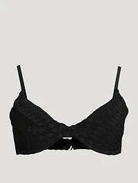 Jacquard Demi Bikini Top
