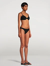 Jacquard Demi Bikini Top