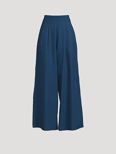Acasia Cotton-Linen Pants