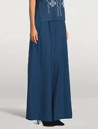 Acasia Cotton-Linen Pants