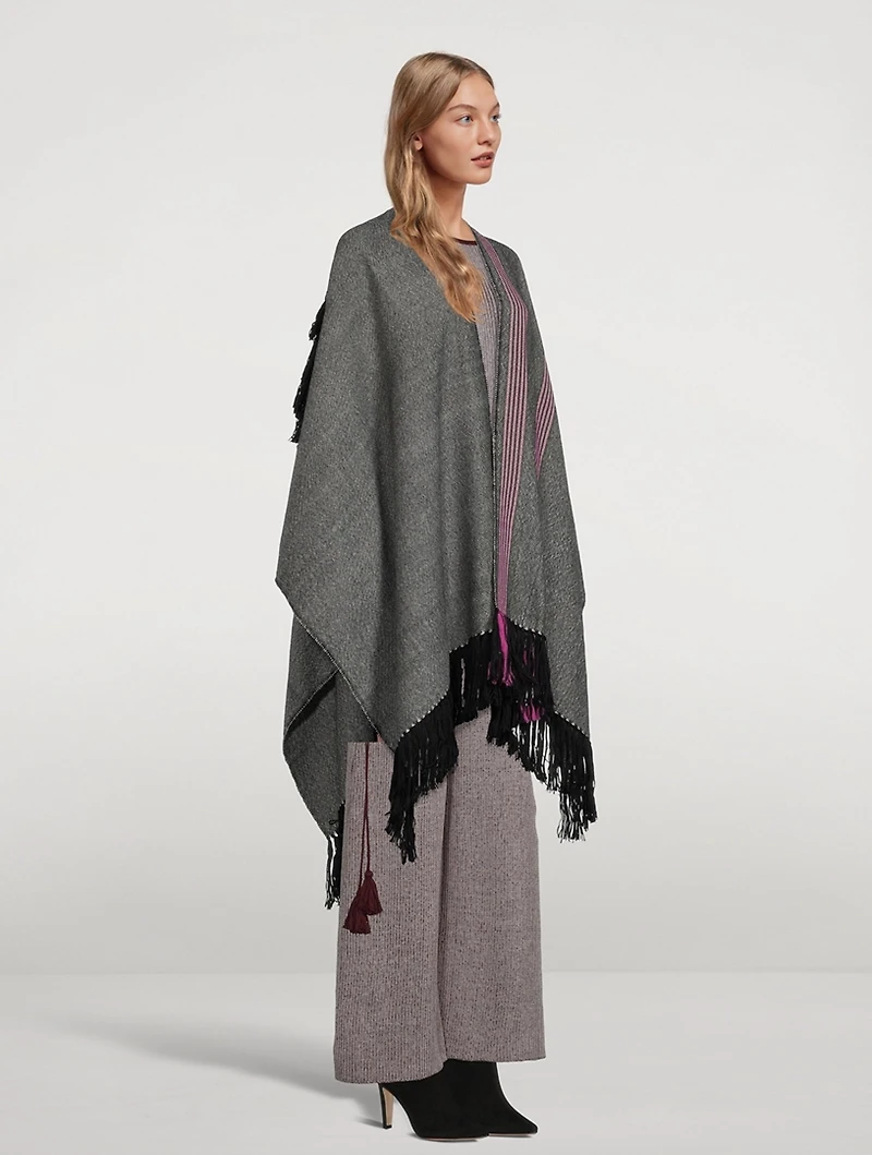 Dual Baby Alpaca Poncho