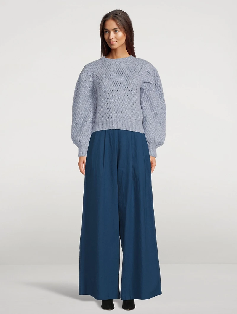 Milagros Knit Alpaca Sweater
