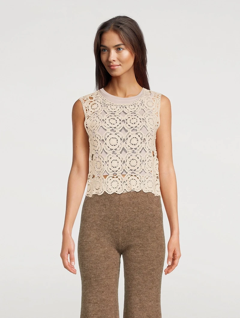Jasmin Crochet Vest