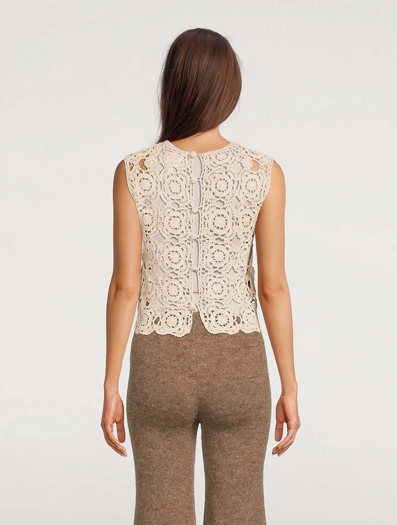 Jasmin Crochet Vest