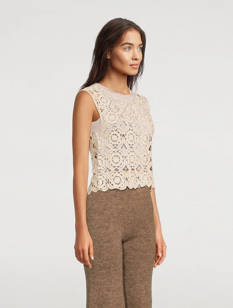 Jasmin Crochet Vest