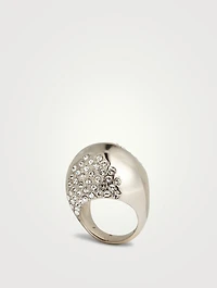 Crystal Edge Dome Ring