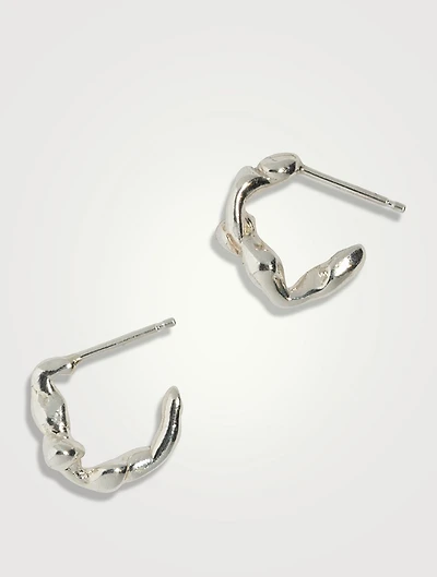 Small Lava Hoop Earrings