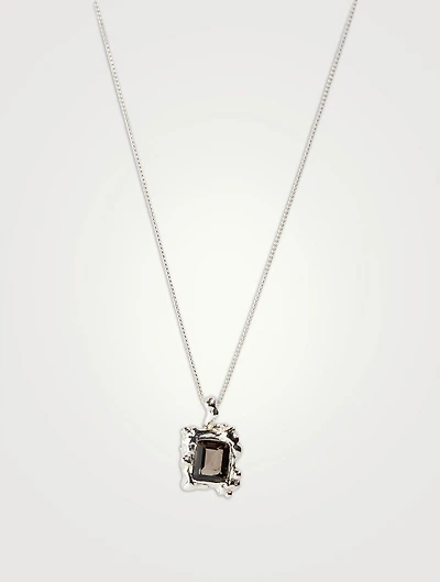 Cornice Necklace With Smoky Quartz