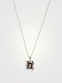 Cornice Necklace With Smoky Quartz