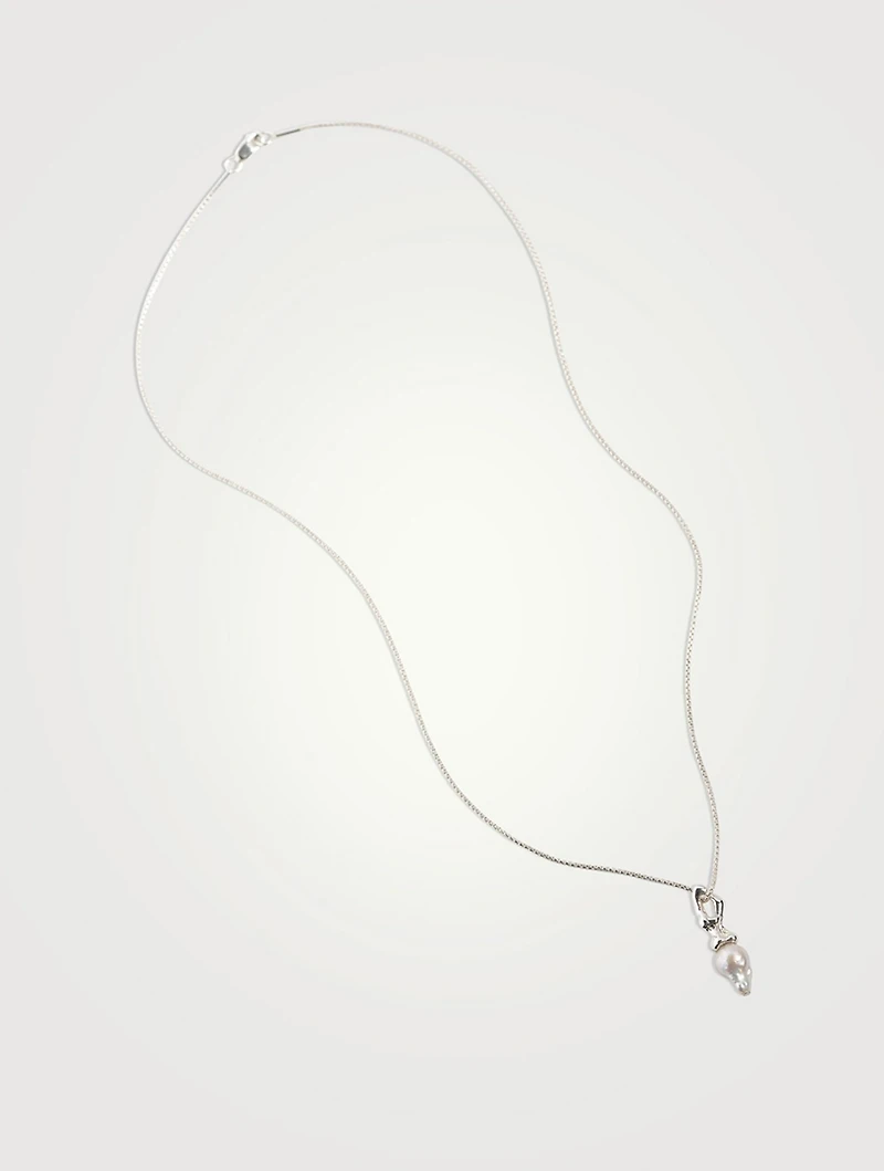Sprig Necklace With Pearl