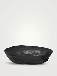 Freida Faux Leather Beret