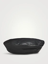 Freida Faux Leather Beret