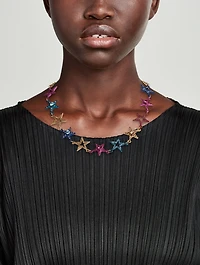Starburst Necklace With Crystals
