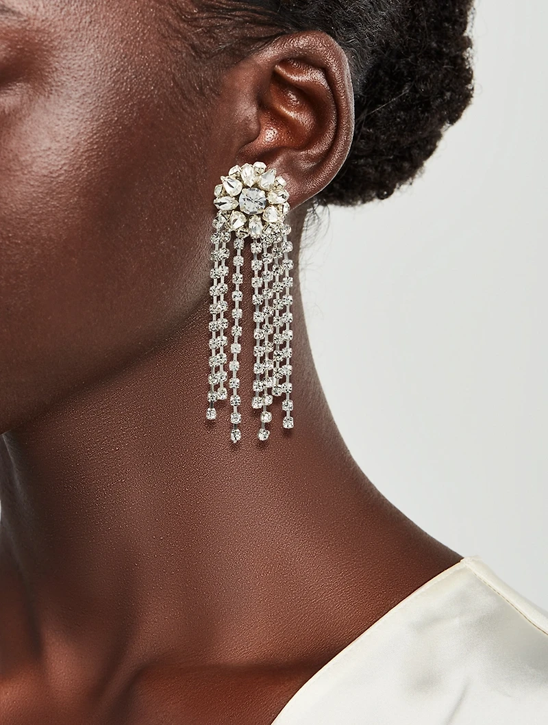 Shooting Star Crystal Earrings