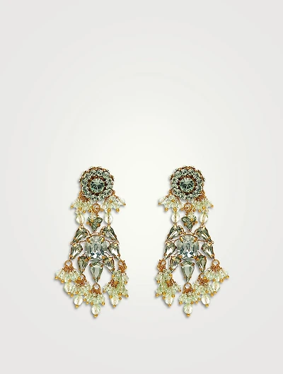 Palace Chandelier Earrings With Crystals