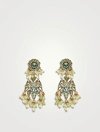 Palace Chandelier Earrings With Crystals