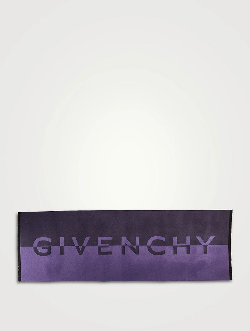 Colourblock Logo Scarf