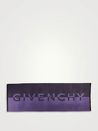Colourblock Logo Scarf