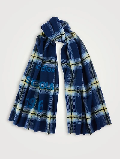 Wool Scarf In Plaid