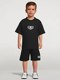 Kids Cotton Jogger Shorts