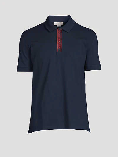 Selvedge Logo Tape Polo Shirt