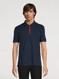 Selvedge Logo Tape Polo Shirt