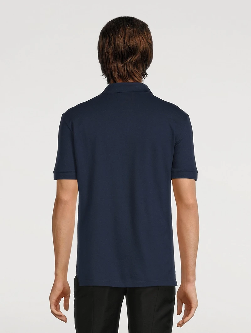 Selvedge Logo Tape Polo Shirt