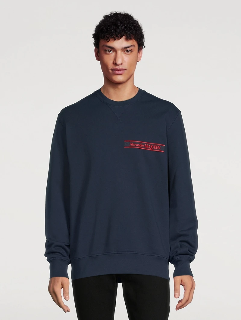 Selvedge Logo Tape Sweatshirt