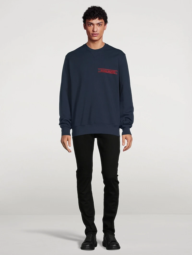 Selvedge Logo Tape Sweatshirt