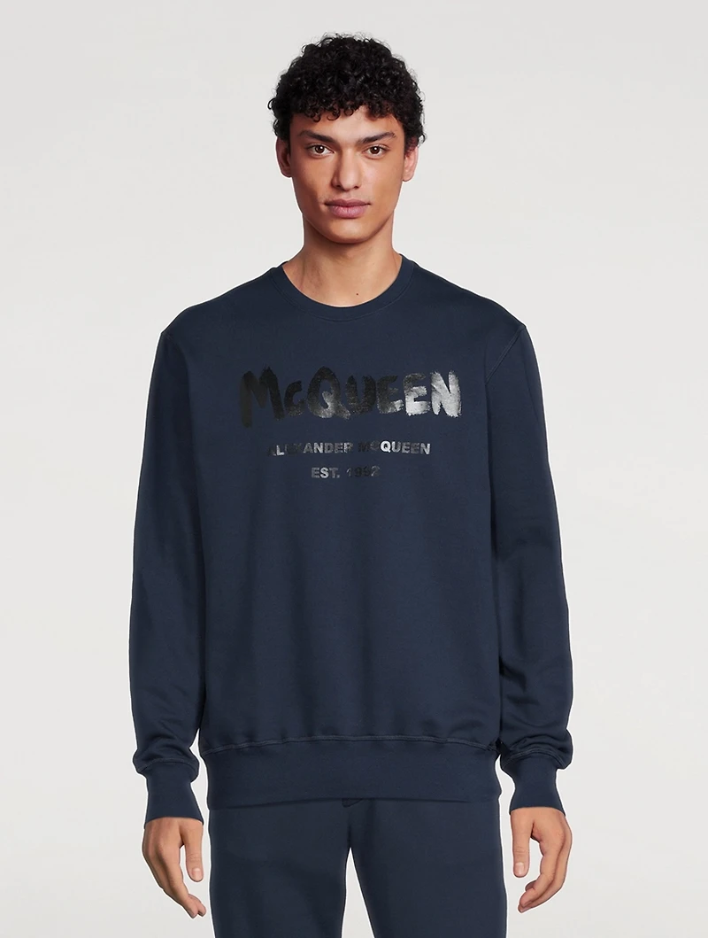 McQueen Graffiti Sweatshirt