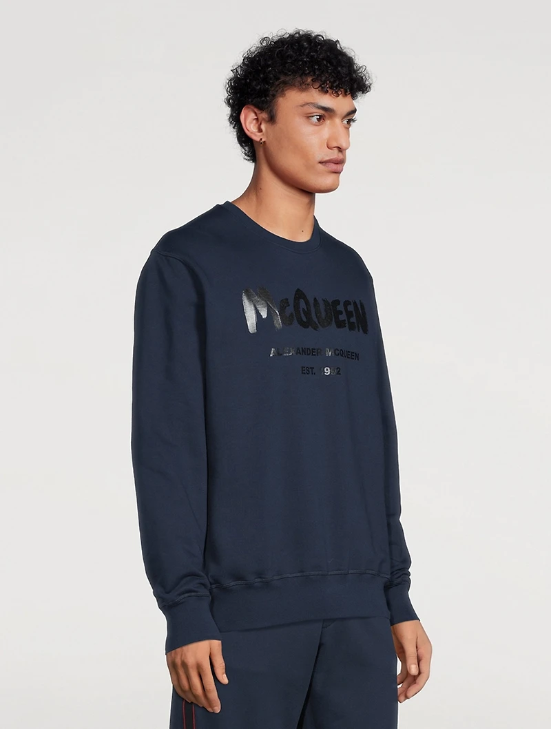 McQueen Graffiti Sweatshirt