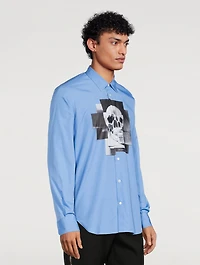 Skull Graphic Cotton Shirt